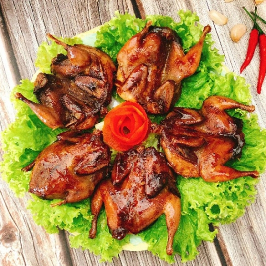 Chim cút chiên bơ